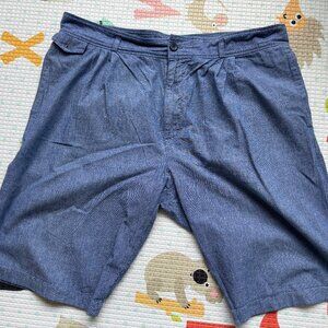 Louis Vuitton Blue Cotton Chambray Shorts 39-40